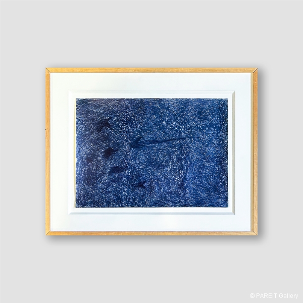 FABRE Jan - Bic Drawing - Das Glas im Kopf wird vom Glas